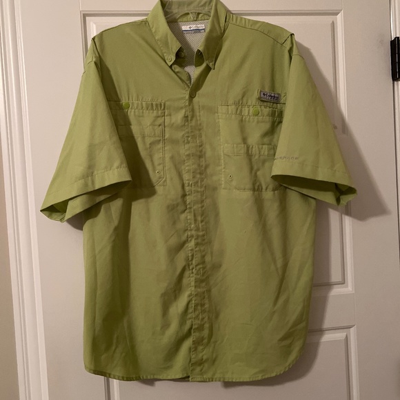 Chemise De Pêche Columbia PFG Manches Longues Pour Homme, Gris, Taille XXL - Protection Solaire Omni-Shade